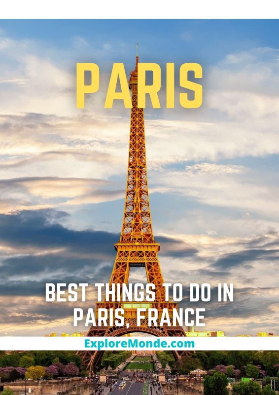 best things to do in paris france