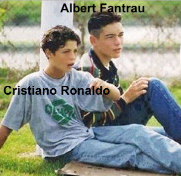 Albert Fantrau pic with Cristiano Ronaldo