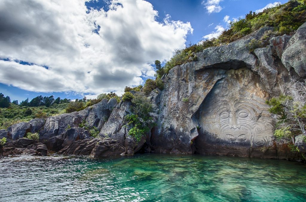 Mine Bay Māori Rock Carvings