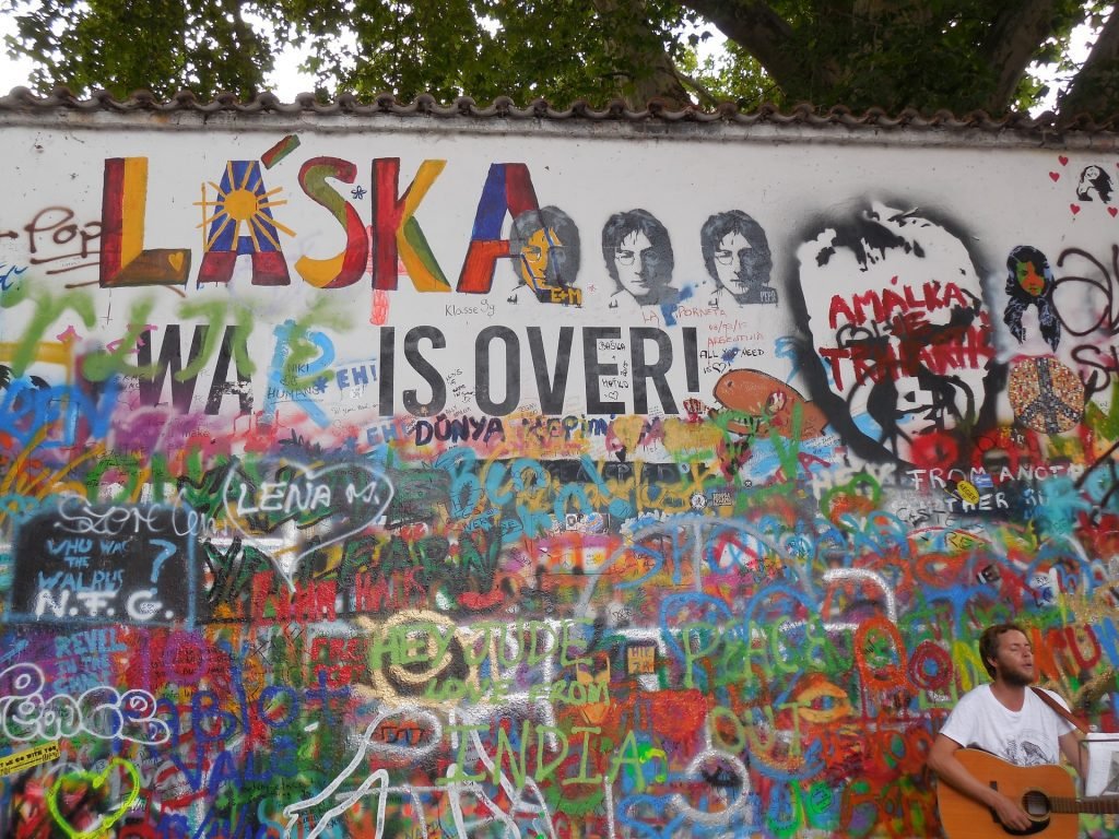 The Lennon Wall, Prague