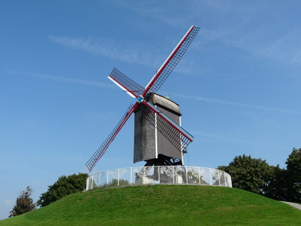 Windmills in Bruges