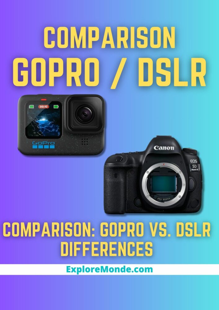 GoPro vs DSLR Differences: 10 Points To Help You Choose