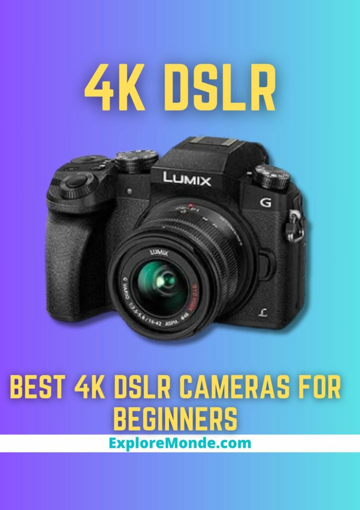 16 Best 4K DSLR Cameras For Beginners [2023]