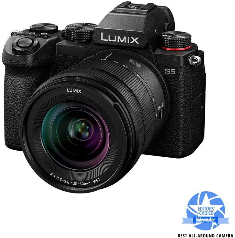 4K DSLR Cameras, Panasonic LUMIX S5 Full Frame Mirrorless Camera
