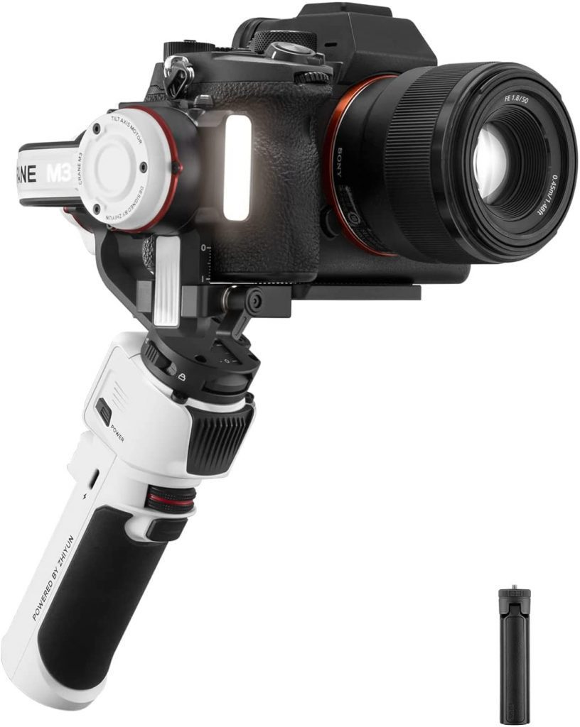 Zhiyun Crane M3 Camera Stabilizer, Handheld 3-Axis Gimbal for DSLR, Gimbals for DSLR