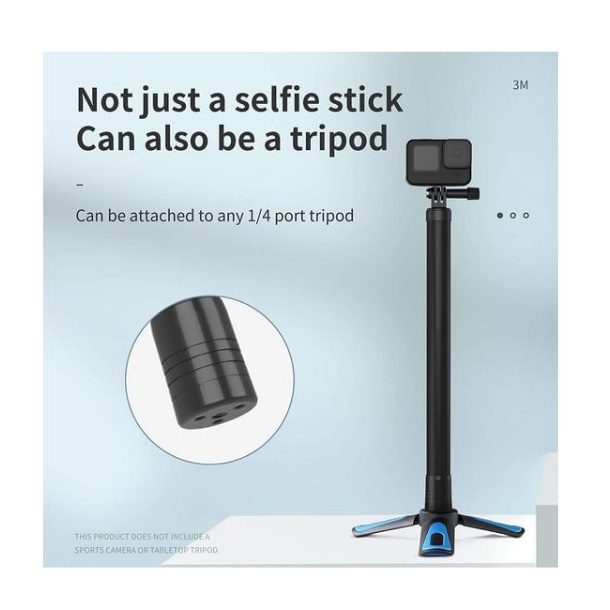 Ultra Long Selfie Stick for GoPro, Best GoPro Sticks For Snowboarding