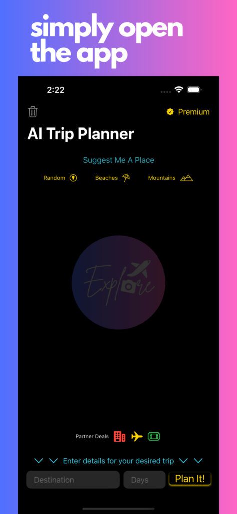 AI Trip Planner App: Plan Your Trip For FREE in Just 5 Seconds