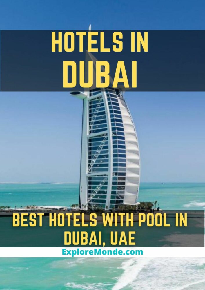 BEST HOTELS WITH POOL IN DUBAI UAE